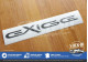 Lotus Exige S2 rear mask sticker, anthracite grey