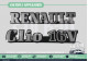 Renault Clio 16V Heckaufkleber und Monogramme für die Restaurierung