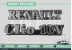 Stickers Decals Renault Clio 16V Monograms Rear Renovation Logos Badges