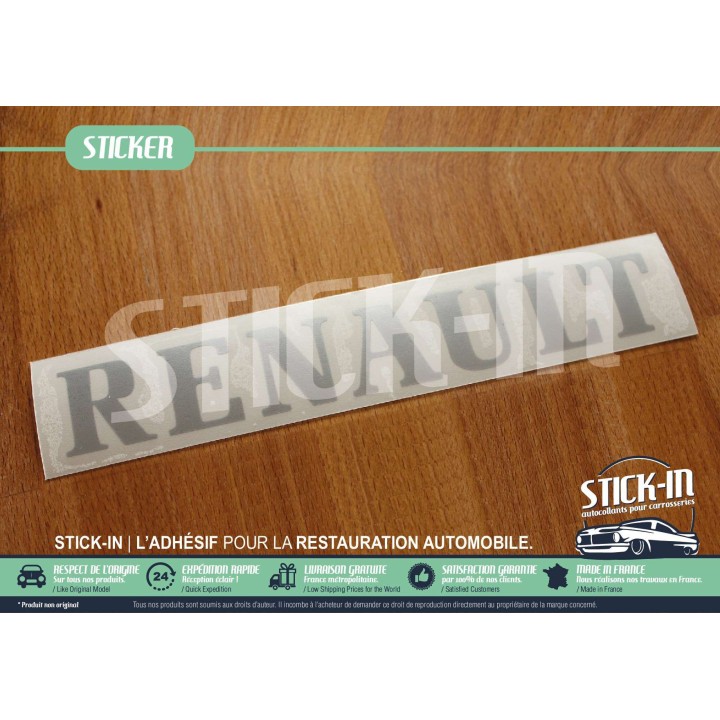 Adesivo di ristrutturazione Monogramma Renault Clio 16S Rivestimento del bagagliaio
