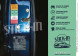 Photo location of tire pressure stickers for unleaded 95 and 98 octane fuel, inside door, Renault Clio Williams 16S 16V stickers