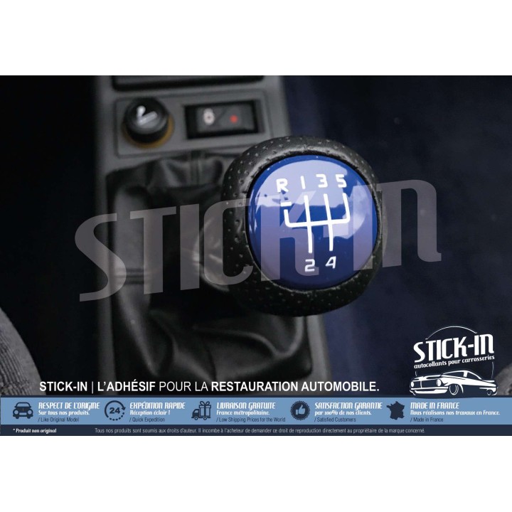 Renault Clio Williams Gear Knob Renovation Sticker