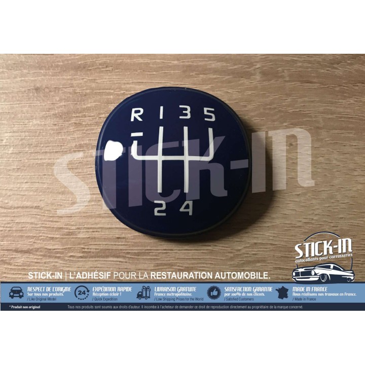 Renault Clio Williams Gear Knob Renovation Sticker