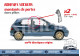 Autocollants texturés montants portes Renault Clio Williams 16S Baccara RSI S