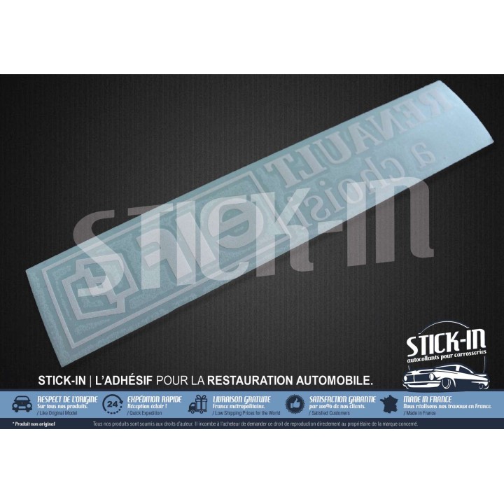 Renault rear window sticker chosen by Elf, Clio, Williams 16s 16v