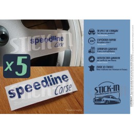 5 Stickers Speedline Corse Rims Renault Clio Sport Williams