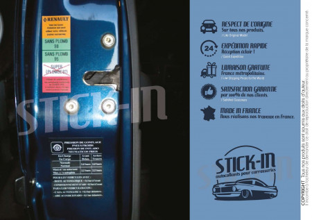 STICK-IN autocollants pour carrosseries