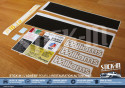 Restauro Completo - Set 17 Adesivi Decalcomanie - Renault Clio Williams Fase 1