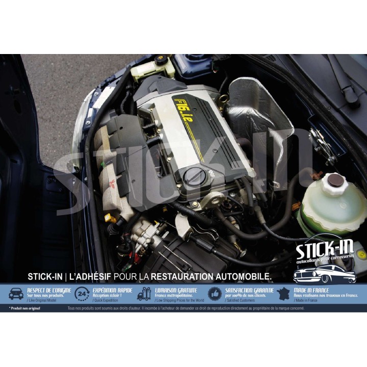 Renault Clio Williams 16S R19 F16ie Motor Zündkerzenabdeckung Aufkleber
