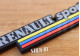 Renault Sport Logo Schlüsselanhänger, erste Generation (1980–2004), weiches PVC