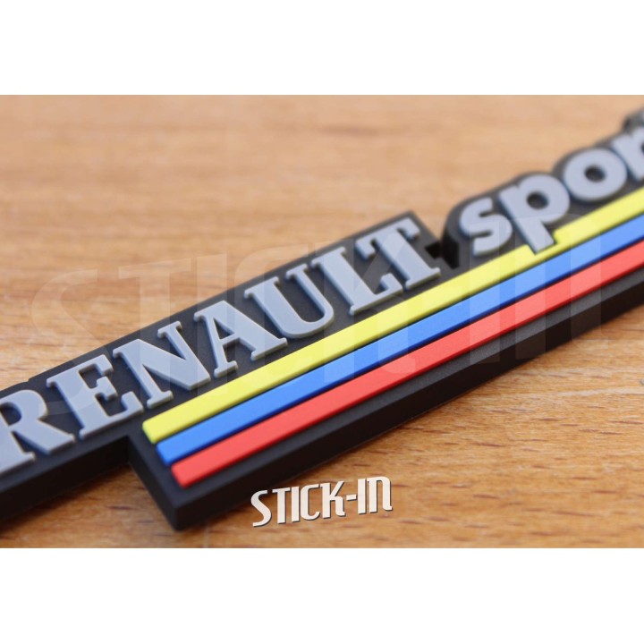 Renault Sport Logo Schlüsselanhänger, erste Generation (1980–2004), weiches PVC