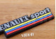 Renault Sport Logo Schlüsselanhänger, erste Generation (1980–2004), weiches PVC
