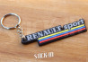 Schlüsselanhänger – Renault Sport RS Rallye 1980–2004 Clio 16S Williams RS1 5 GT Turbo – Monogramm-Logo aus weichem PVC