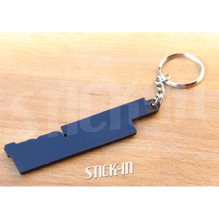 Renault Sport RS Logo Keyring First Generation 1980-2004 Soft PVC
