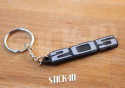 Schlüsselanhänger – Peugeot 205 GTI CTI CJ GT XS XT Roland Garros Rally – Monogramm-Badge-Logo aus weichem PVC