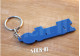 Renault 5 Alpine Turbo Schlüsselanhänger Grau | Blau