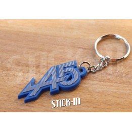 Renault 5 Alpine A5 Turbo Keyring, Grey/Blue Logo