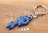 Keychain - Renault 5 Alpine A5 Turbo - Grey & Blue - Keyring Logo Bodywork Stickers Rear Wing