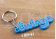 Renault Twingo Keyring Badge Monogram Trunk Logo Soft PVC Blue
