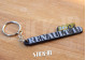 Renault 19 16V Schlüsselanhänger aus weichem PVC mit Monogramm und R19-Logo