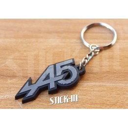 Renault 5 Alpine A5 Turbo Schlüsselanhänger Grau Schwarz Logo
