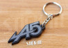 Keychain - Renault 5 Alpine A5 Turbo - Grey & Black - Keyring Logo Bodywork Stickers Rear Wing