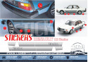 Renault 18 Turbo R18 Phase 1 Aufkleber Strippen Karosserie 100% IDENTIQUE ORIGIN 1981 1982