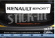 Renault Megane 3 RS TROPHY 265 Front Blade Stoßstangenaufkleber