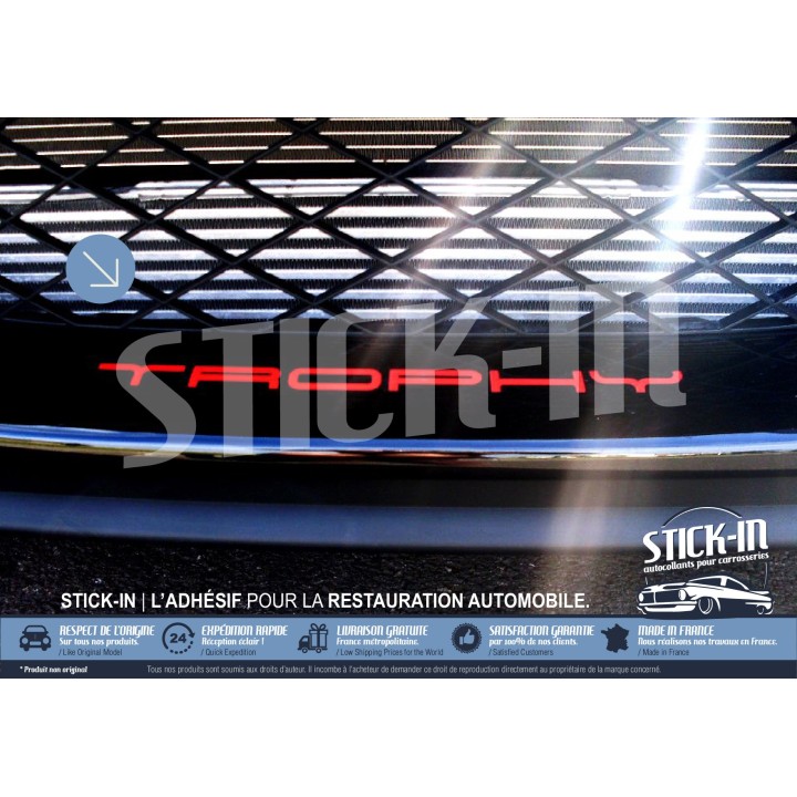 Renault Megane 3 RS TROPHY 265 Front Blade Stoßstangenaufkleber