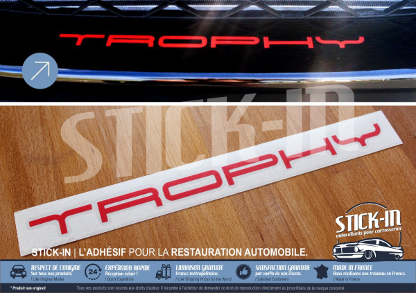 Renault Megane 3 RS TROPHY 265 Front Blade Stoßstangenaufkleber