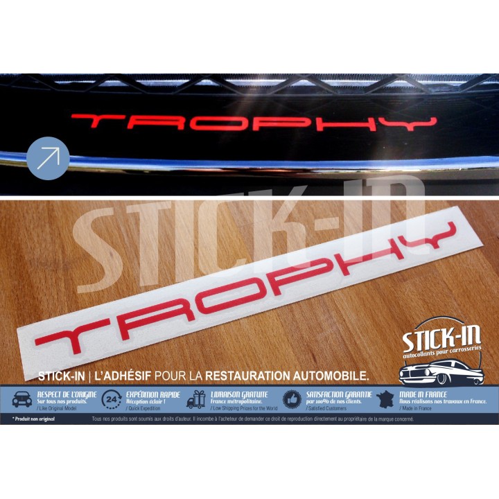 Renault Megane 3 RS TROPHY 265 Front Blade Stoßstangenaufkleber