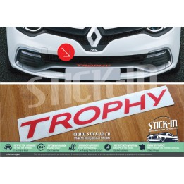 Pegatinas para parachoques Renault Clio 4 RS EDC TROPHY 220