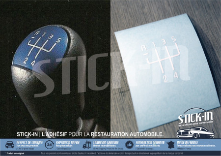 Aufkleber Umbau Kühlergrill Badge + Schaltknauf Nummern - Renault Clio 2RS Ragnotti 172