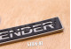Land Rover Defender Schlüsselanhänger, weiches PVC, Monogramm-Logo, Kühlergrill und Motorhaube