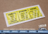 Autocollant Sticker Renault 5 Alpine Turbo serrage vis couvre culbuteurs moteur