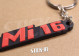 Porte clés Peugeot 405 Mi16 PVC souple monogramme logo