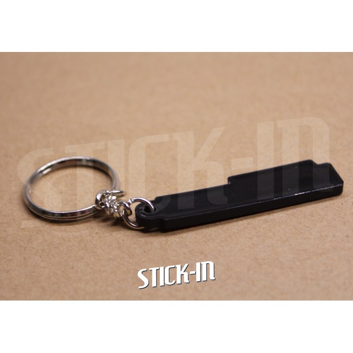 Portachiavi in PVC morbido con logo monogramma Peugeot 405 Mi16