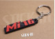 Peugeot 405 Mi16 Schlüsselanhänger aus weichem PVC mit Monogramm-Logo