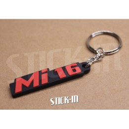Peugeot 405 Mi16 Schlüsselanhänger aus weichem PVC mit Monogramm-Logo