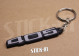Peugeot 405 Schlüsselanhänger, weiches PVC, Monogramm-Logo