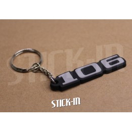 Peugeot 106 Soft PVC Keyring