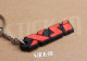 Schlüsselanhänger aus weichem PVC für Peugeot 106, 306 und XSi