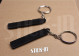 2er-Pack Peugeot 205 + CTI Schlüsselanhänger aus weichem PVC mit Monogrammen und Logos