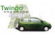 Renault Twingo 1 Dschungel-Aufkleber Frontflügel-Blinker-Logo