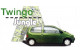 Renault Twingo 1 Jungle Autocollant Stickers Ailes Avant Répétiteur Logo
