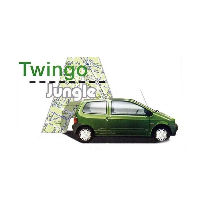 Renault Twingo 1 Jungle Sticker Decals Front Wing Repeater Logo