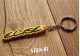 Lotus Elise S1 Gelber 111S Logo Sport-Schlüsselanhänger aus weichem PVC