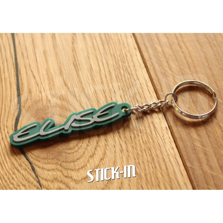 Lotus Elise S1 Green 111S Logo Soft PVC Sport Keyring