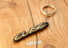 Schlüsselanhänger - Lotus Elise S1 111S Sport JPS John Player Special 111S 111R Typ 49 79 50. - Schwarz Gold - Weich-PVC-Logo