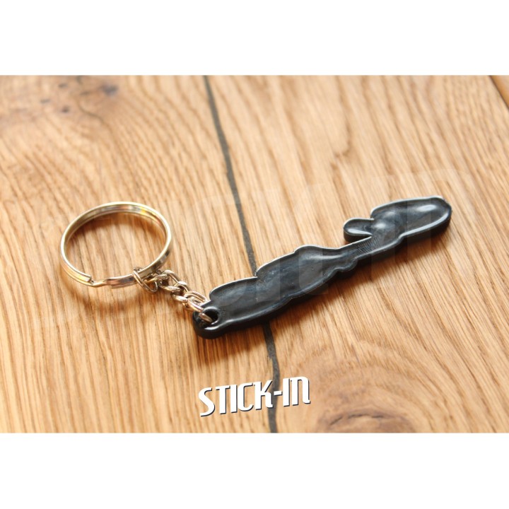 Porte Clés | Lotus Elise S1 | 111S Sport JPS John Player Special 111S type 49 79 50th | Noir Or | Logo PVC Souple